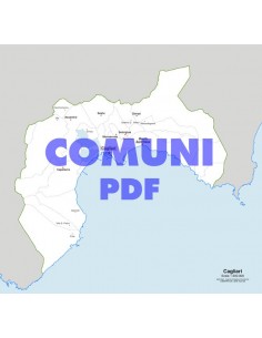 Mappa dei comuni della provincia di Cagliari pdf