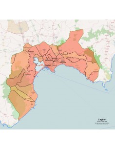 Mappa dei comuni della provincia di Cagliari pdf 2