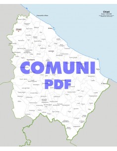 Mappa dei comuni della provincia di Chieti pdf