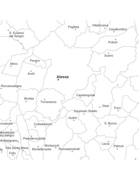 Mappa dei comuni della provincia di Chieti pdf