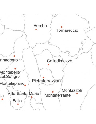 Mappa dei comuni della provincia di Chieti pdf