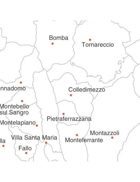 Mappa dei comuni della provincia di Chieti pdf