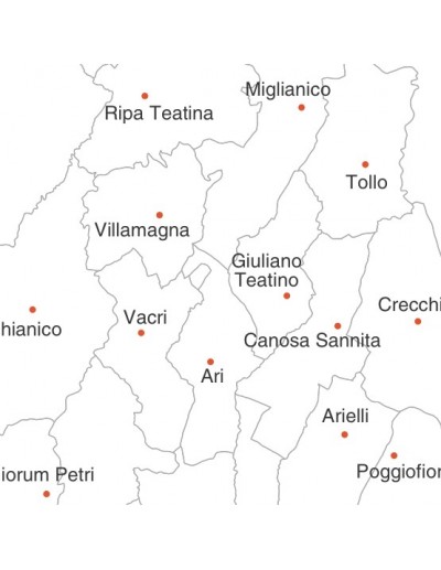 Mappa dei comuni della provincia di Chieti pdf