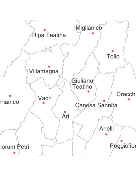 Mappa dei comuni della provincia di Chieti pdf