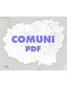 Mappa dei comuni della provincia di Cuneo pdf