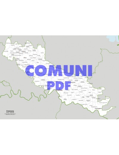 Mappa dei comuni della provincia di Cremona pdf