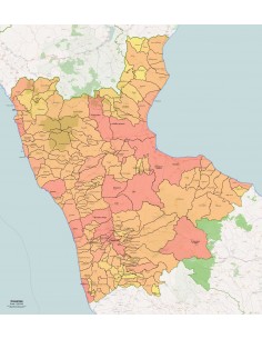 Mappa dei comuni della provincia di Cosenza pdf 2