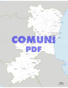 Mappa dei comuni della provincia di Catania pdf