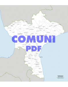 Mappa dei comuni della provincia di Catanzaro pdf