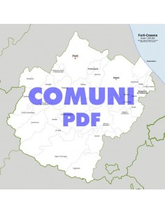 Mappa dei comuni della provincia di Forlì-Cesena pdf