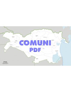 Mappa dei comuni della provincia di Ferrara pdf