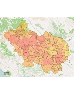 Mappa dei comuni della provincia di Frosinone pdf 2