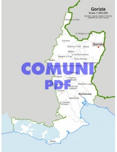 Mappa dei comuni della provincia di Gorizia pdf