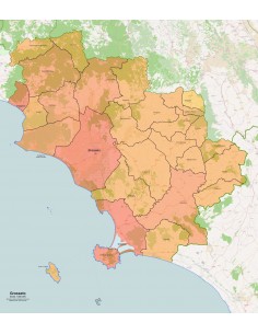 Mappa dei comuni della provincia di Grosseto pdf 2