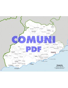 Mappa dei comuni della provincia di Imperia pdf