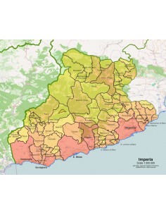 Mappa dei comuni della provincia di Imperia pdf 2