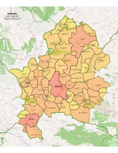 Mappa dei comuni della provincia di Isernia pdf 2