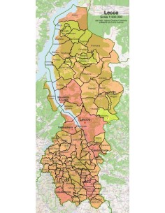 Mappa dei comuni della provincia di Lecco pdf 2