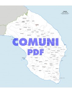 Mappa dei comuni della provincia di Lecce pdf