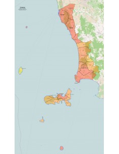 Mappa dei comuni della provincia di Livorno pdf 2