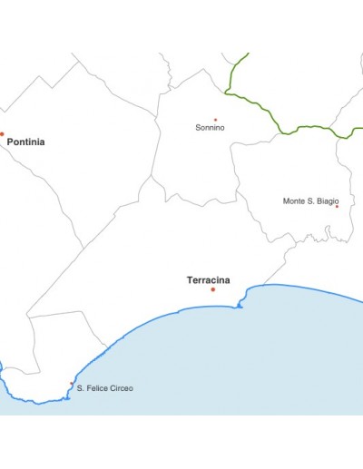 Mappa dei comuni della provincia di Latina pdf