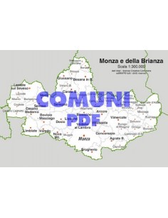 Mappa dei comuni della provincia di Monza e Brianza pdf