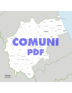 Mappa dei comuni della provincia di Macerata pdf
