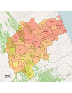 Mappa dei comuni della provincia di Macerata pdf 2