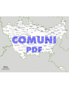Mappa dei comuni della provincia di Milano pdf