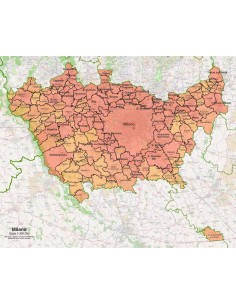 Mappa dei comuni della provincia di Milano pdf 2