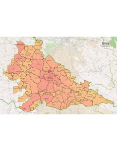 Mappa dei comuni della provincia di Mantova pdf 2