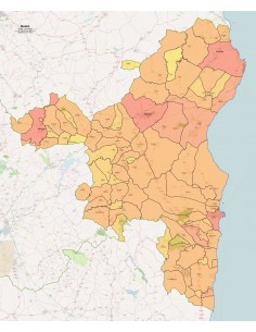 Mappa dei comuni della provincia di Nuoro pdf 2