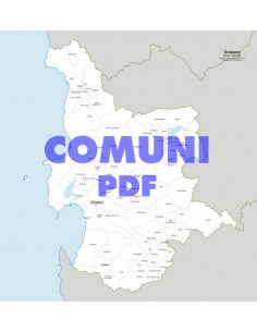 Mappa dei comuni della provincia di Oristano pdf