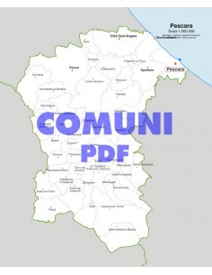 Mappa dei comuni della provincia di Pescara pdf