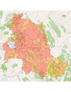 Mappa dei comuni della provincia di Perugia pdf 2