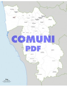 Mappa dei comuni della provincia di Pisa pdf