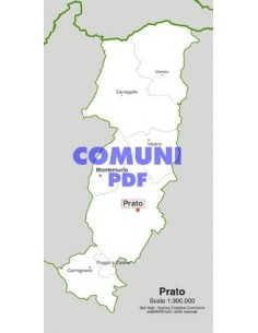 Mappa dei comuni della provincia di Prato pdf