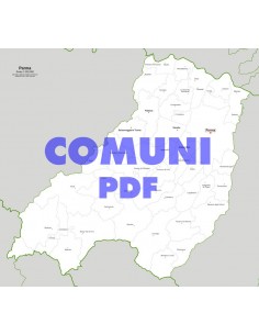 Mappa dei comuni della provincia di Parma pdf