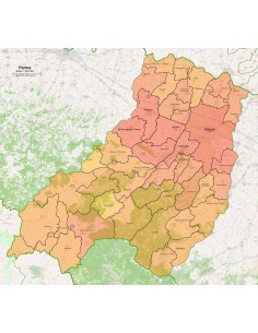 Mappa dei comuni della provincia di Parma pdf 2