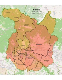 Mappa dei comuni della provincia di Pistoia pdf 2