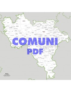 Mappa dei comuni della provincia di Pavia pdf