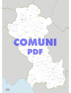 Mappa dei comuni della provincia di Potenza pdf