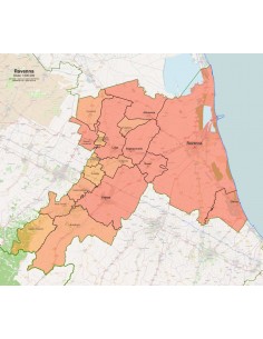 Mappa dei comuni della provincia di Ravenna pdf 2