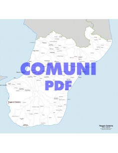 Mappa dei comuni della provincia di Reggio Calabria pdf
