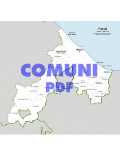 Mappa dei comuni della provincia di Rimini pdf