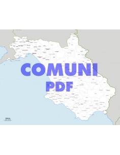 Mappa dei comuni della provincia di Salerno pdf