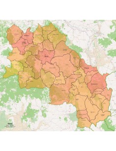 Mappa dei comuni della provincia di Siena pdf 2