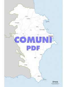 Mappa dei comuni della provincia di Siracusa pdf