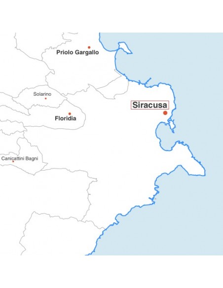 Mappa dei comuni della provincia di Siracusa pdf