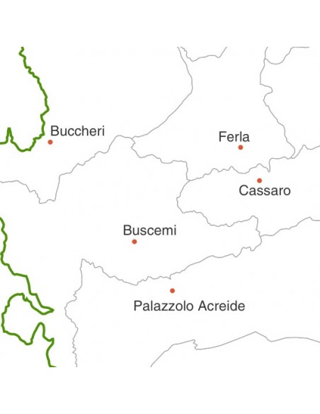 Mappa dei comuni della provincia di Siracusa pdf